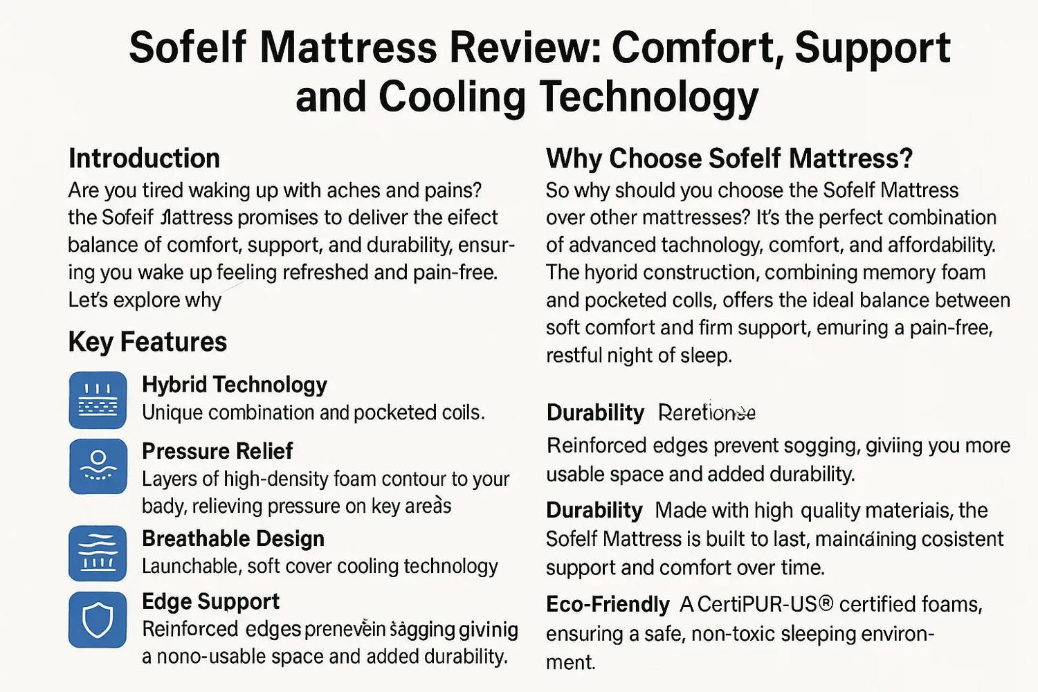 Sofelf Mattress Review image