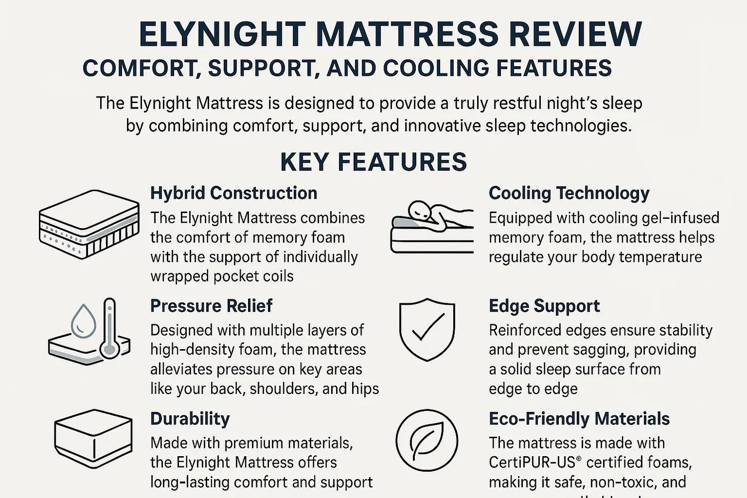 Elynight Mattress Review image