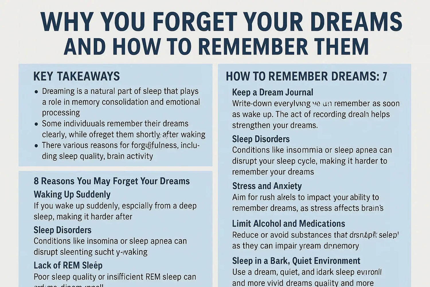 Why You Forget Your Dreams image