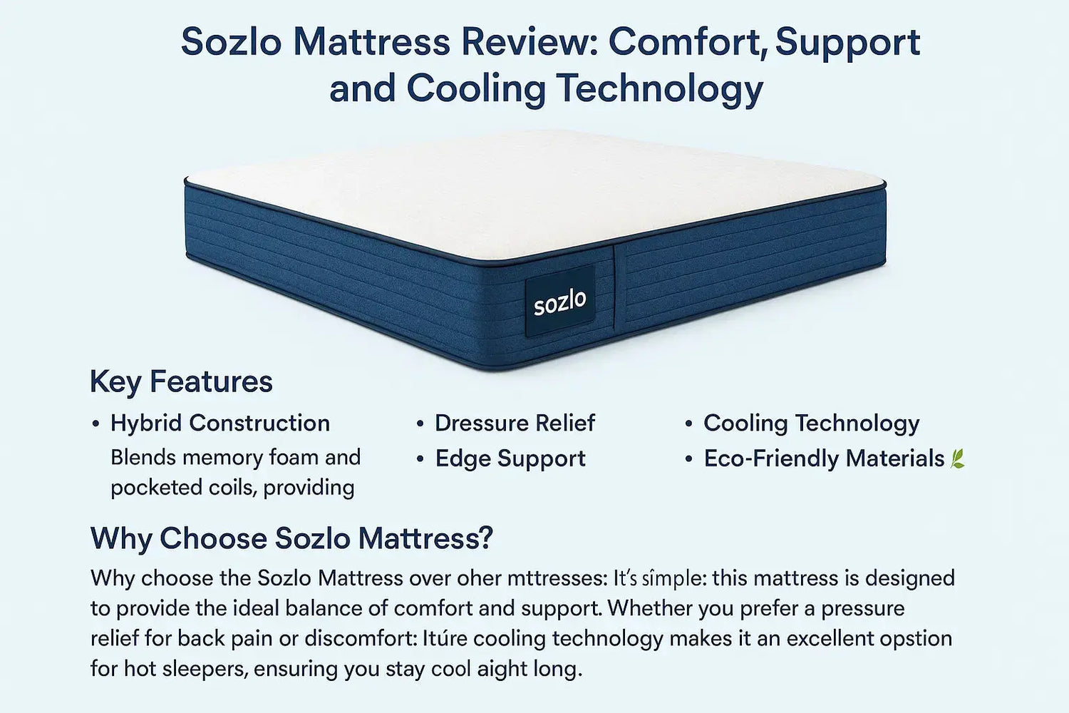 Sozlo Mattress Review image