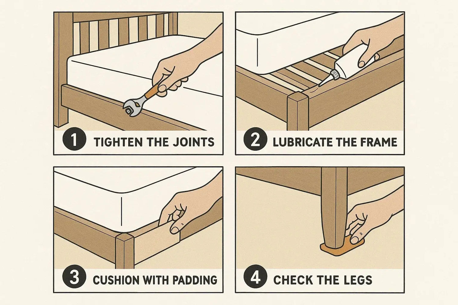 How to Fix a Squeaky Bed image