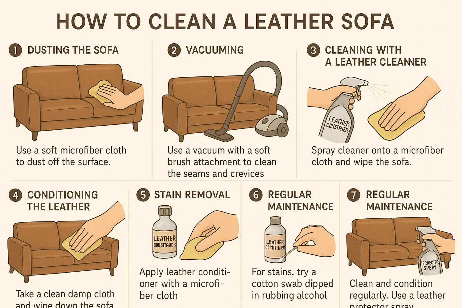 Leather Sofa Cleaning image