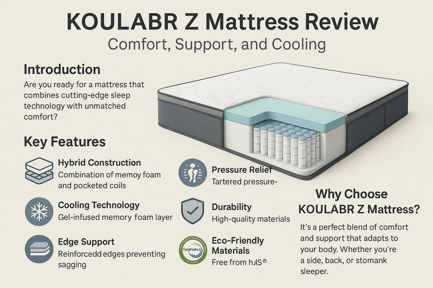 KOULABR Z Mattress Review image
