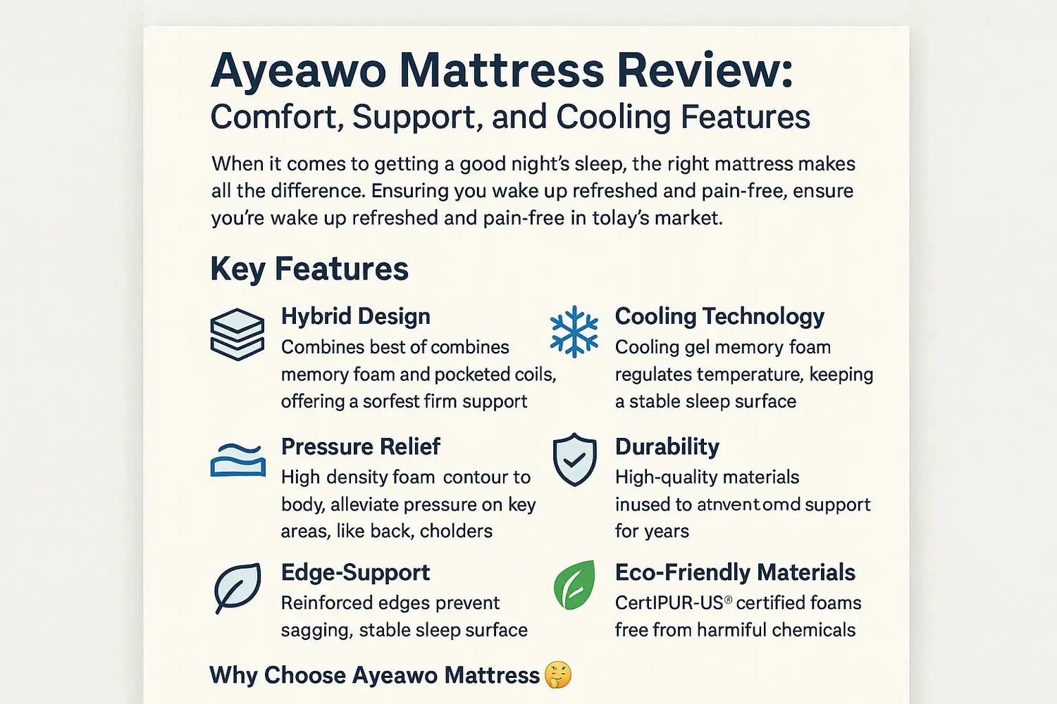 Ayeawo Mattress Review image