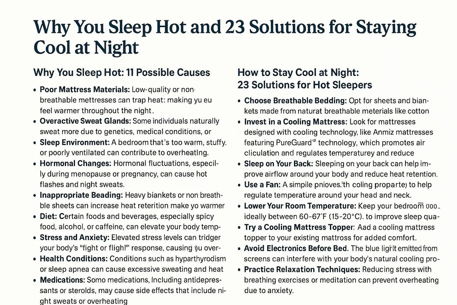 Why You Sleep Hot image