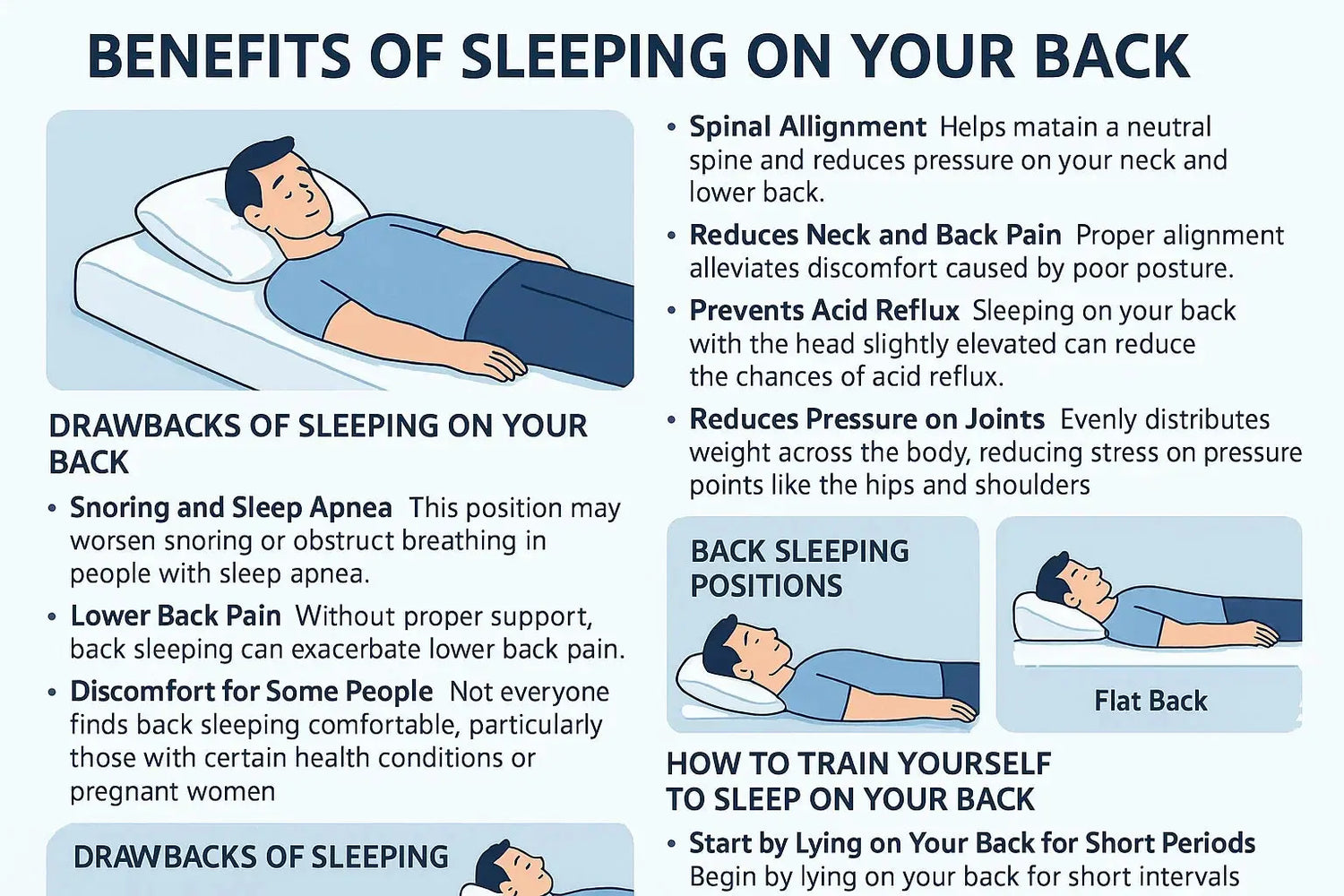 Back Sleeping Guide image